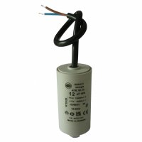 Betriebskondensator mit Kabel 12 µF DUCATI