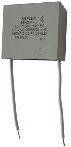 Betriebskondensator, rechteckig 4 µF