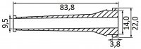 Knickschutztülle Kabel bis 9,5mm Knickschutz