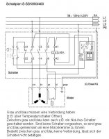 Schalter - Stecker mit Bremse SSK850/400