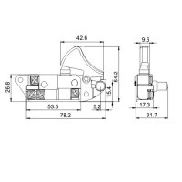 Schalter für Makita zB. 9401 5014NB 3601B