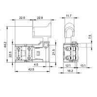 Schalter für Makita HITACHI 4100, 971-667Z ua
