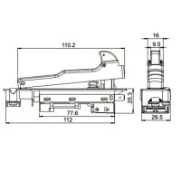 Schalter für Makita 9015B,9016B, 9027L usw