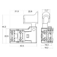 Schalter für BOSCH z.B PBH, FA2-6/2 5E4