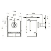 Schalter für DeWALT zB. D28, DW-
