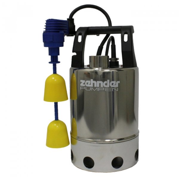 Edelstahl Schmutzwasser- Tauchpumpe E-ZW 80 KS Q=10