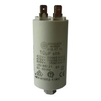Betriebskondensator mit Flachstecker 10 µF DUCATI...