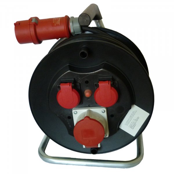Drehstrom- Kabeltrommel 5 x 1,5 mm² - 25m